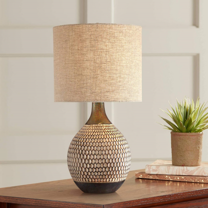 Textured Ceramic Table Lamp