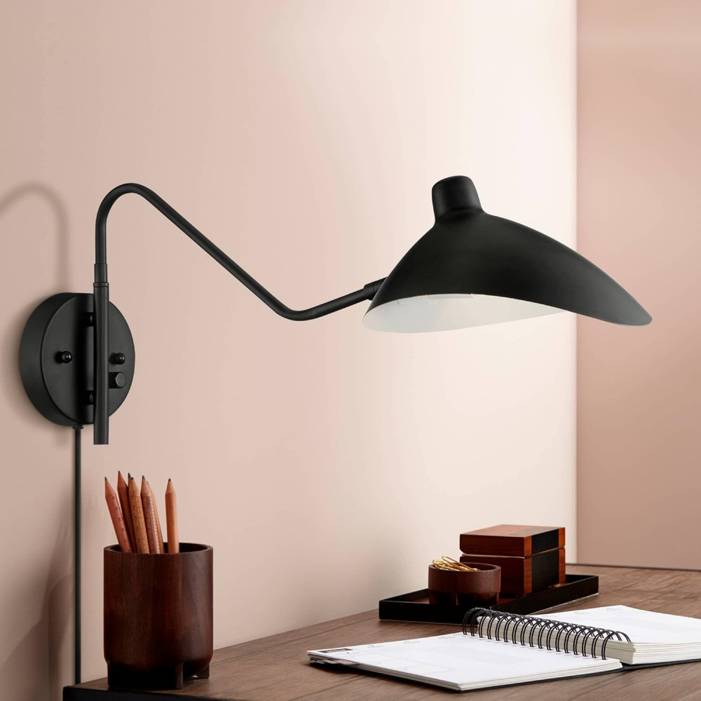 Swing Arm Plug-In Wall Lamp