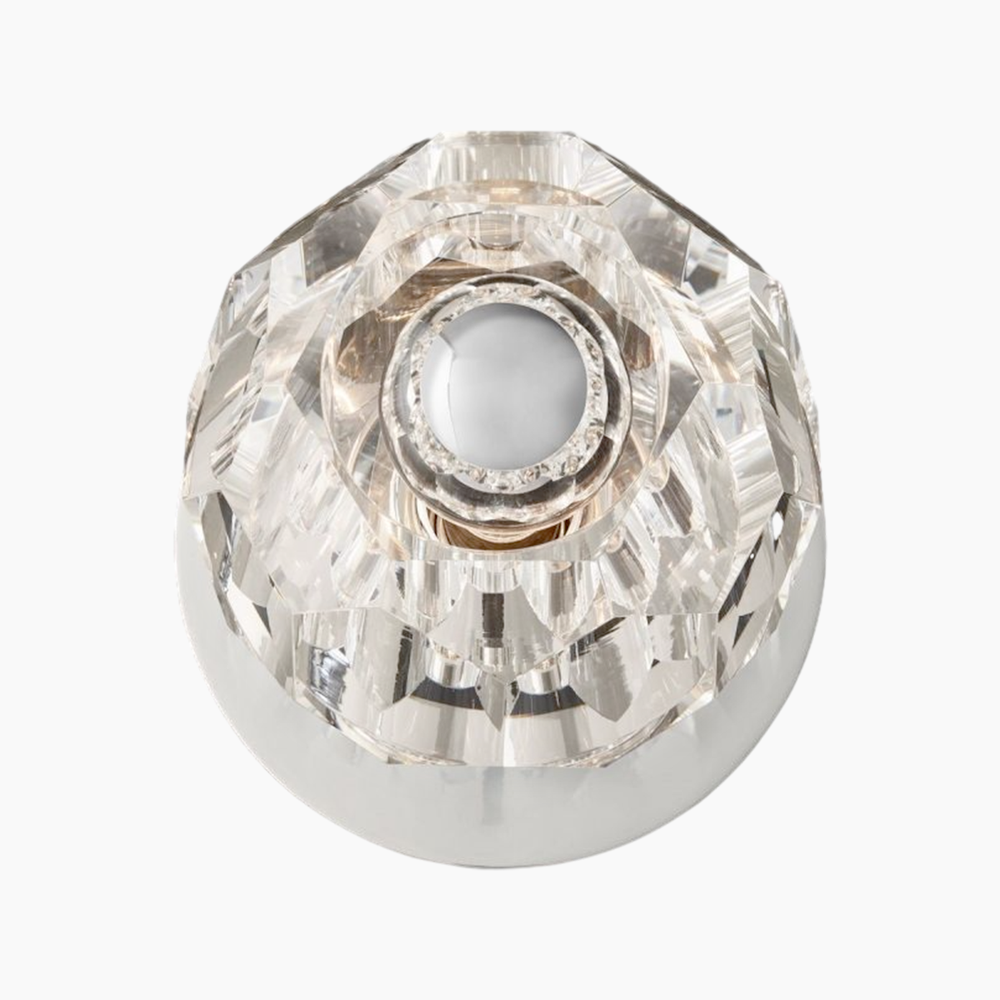 Kristal Clear Glass Petite Wall Sconce