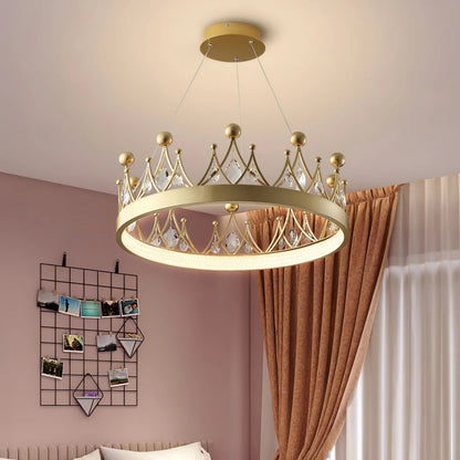 Nordic Style Crown Crystal Chandelier