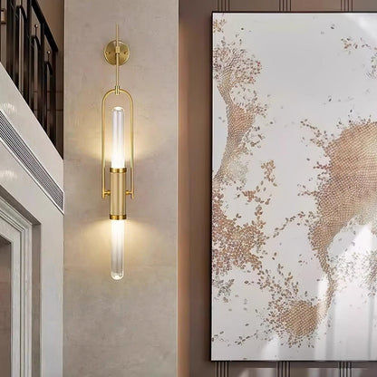 Light Luxury Double Head Glass Wall Sconce