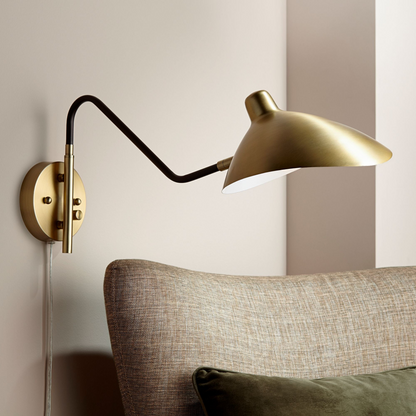 Swing Arm Plug-In Wall Lamp