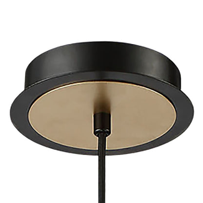 Matte Black Modern Pendant Light 14"/21"