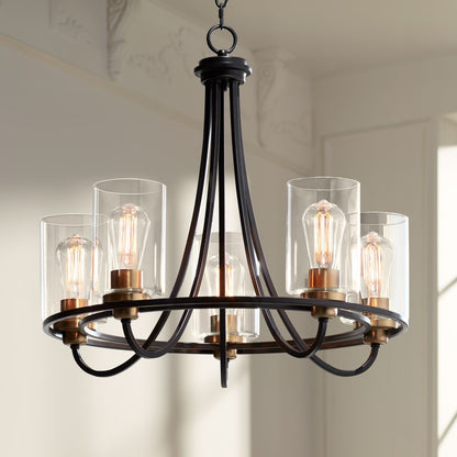 Oil-Rubbed Bronze Ring Chandelier