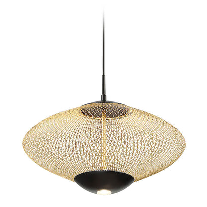 Matte Black Modern Pendant Light 14"/21"