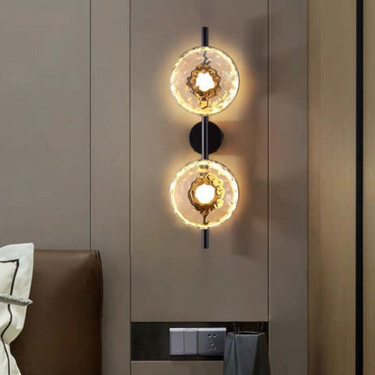 Modern Simplicity Glass Wall Sconce 15.8"/25.6"