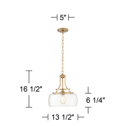 Clear Glass Pendant Light