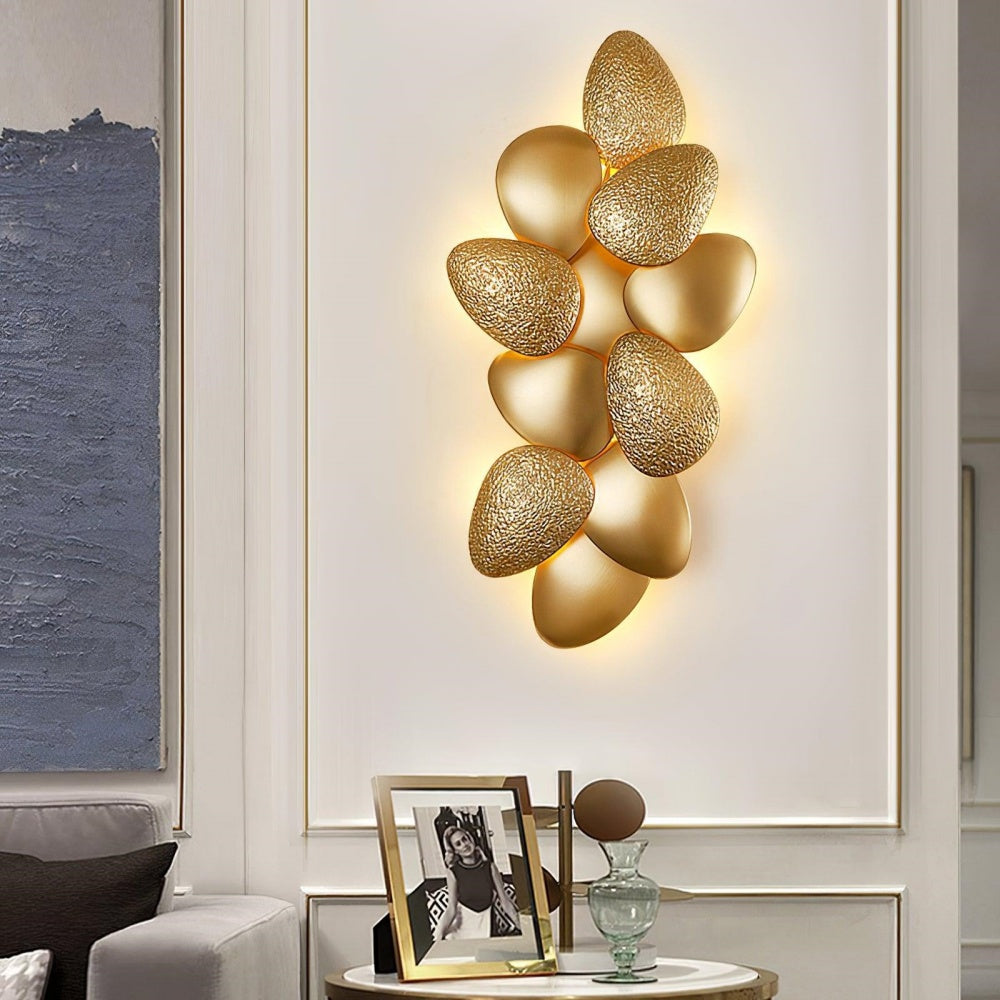 Pebbles Metal Wall Sconce 9.5''/11.8''