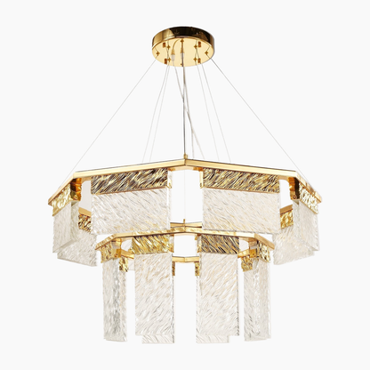 2-Tier Round Down-light LED Chandelier 30''/36''