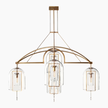 Fulcrum Round Glass Chandelier 61''/73''/85''