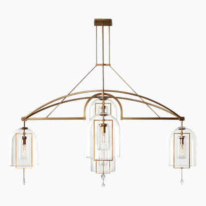 Fulcrum Round Glass Chandelier 61''/73''/85''