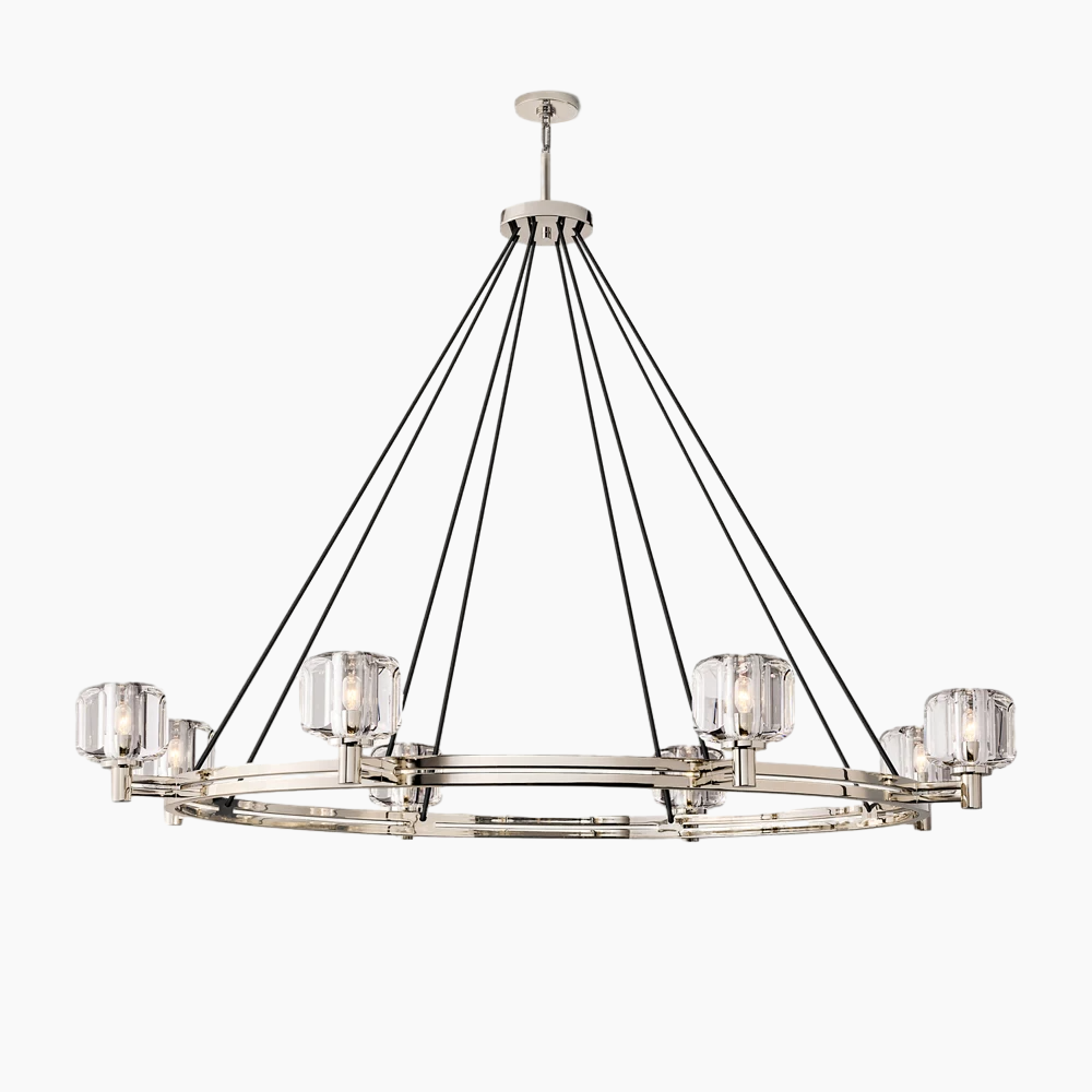 K9 Glass Round Chandelier 36"/48"/60"