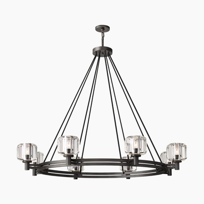 K9 Glass Round Chandelier 36"/48"/60"