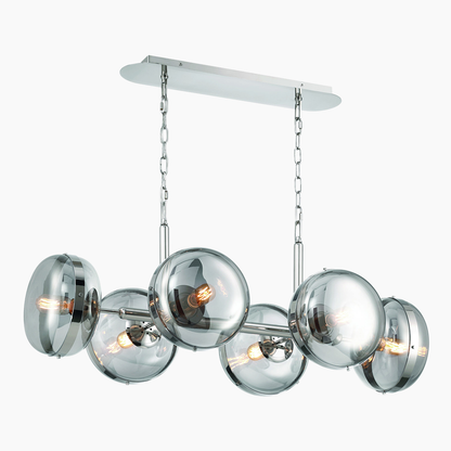 Retro Linear Chandelier 43.3"/54.3"