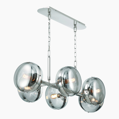 Retro Linear Chandelier 43.3"/54.3"