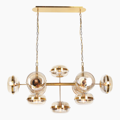 Retro Linear Chandelier 43.3"/54.3"