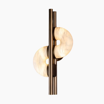 Modern Alabaster Global Wall Light