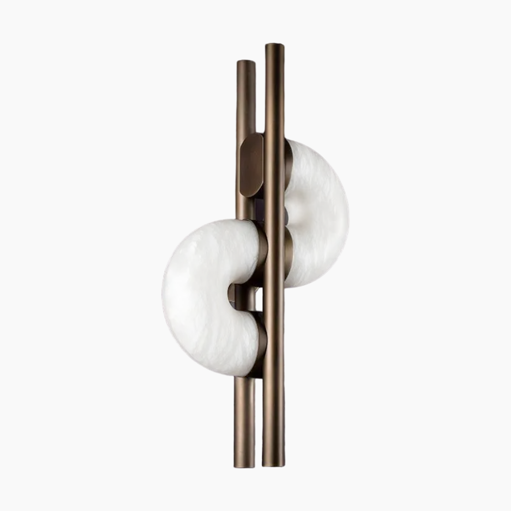 Modern Alabaster Global Wall Light