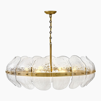 Glass Drum Chandelier 18"/24"