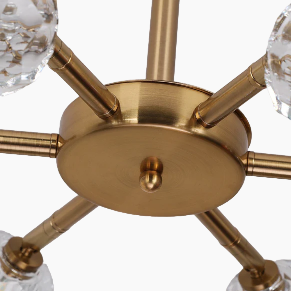 Crystal LED Ceiling Light 3/6 Lights