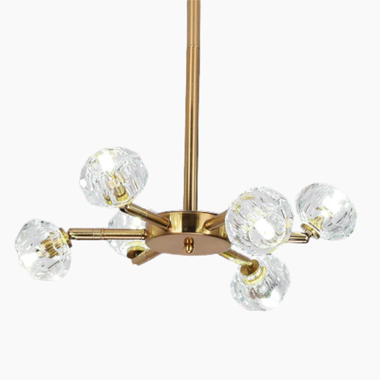 Crystal LED Ceiling Light 3/6 Lights