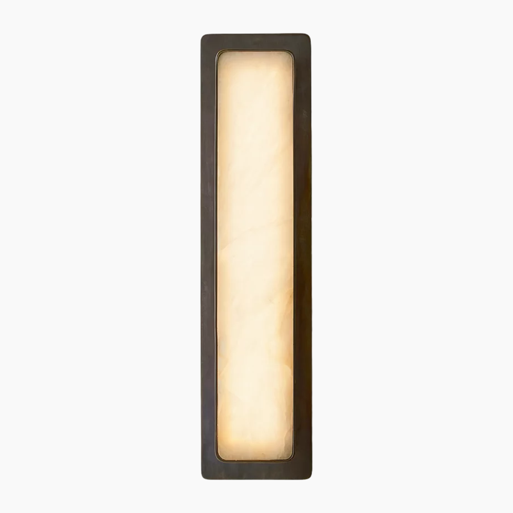 Spare Geometric Silhouette Wall Sconce