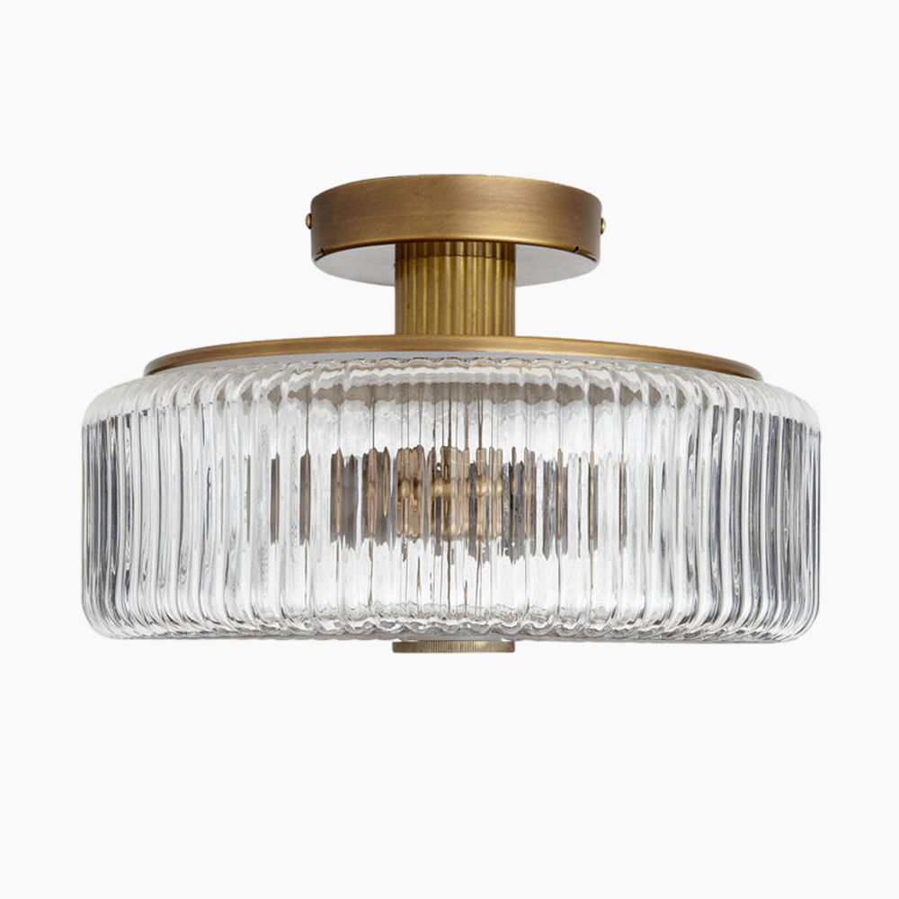 Ribbed Flush Light