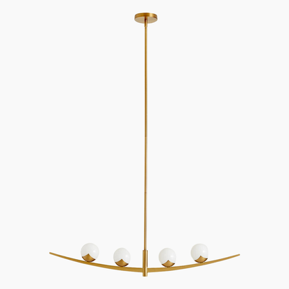 Arc Brass Chandelier