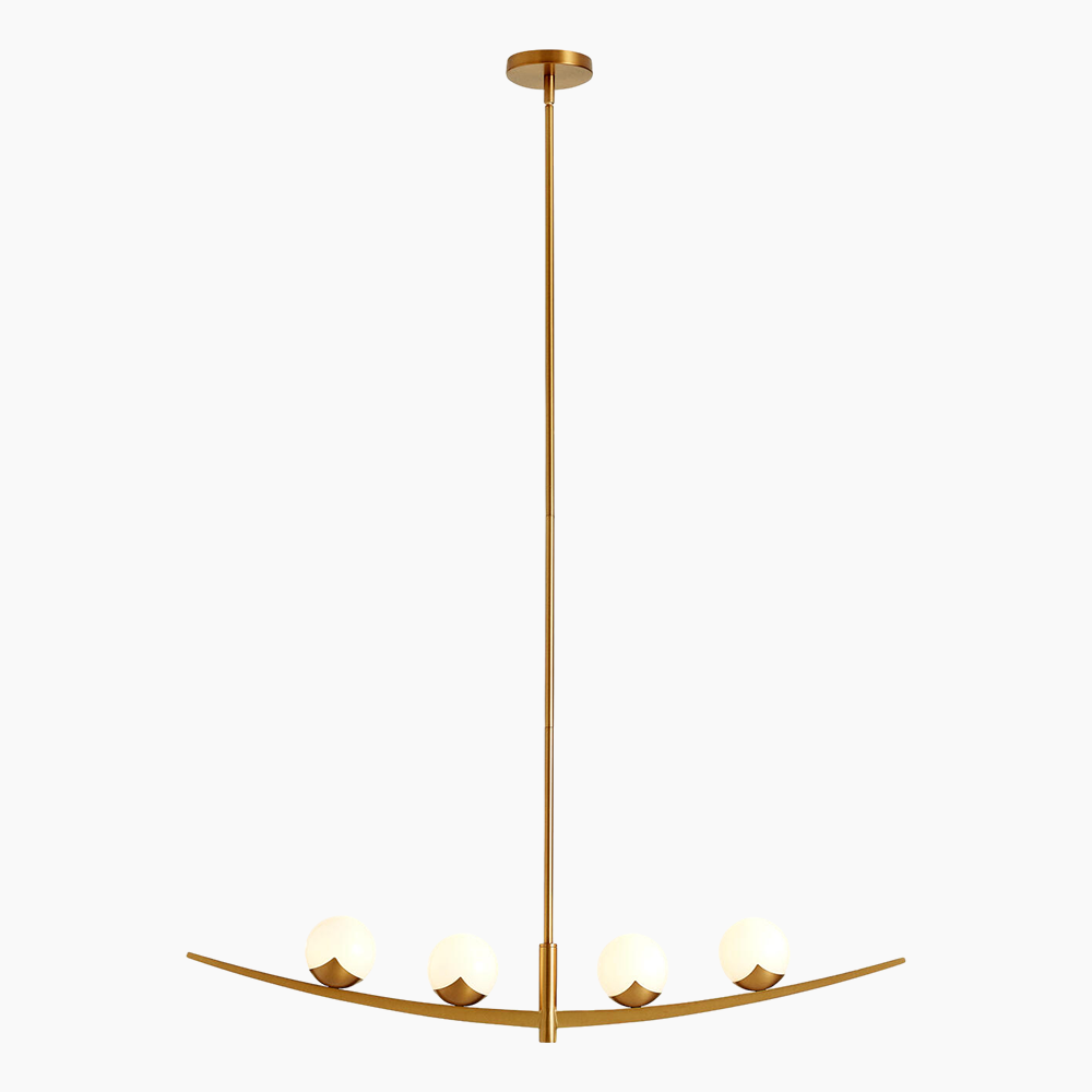 Arc Brass Chandelier