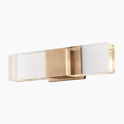 Solid Crystal Linear Sconce