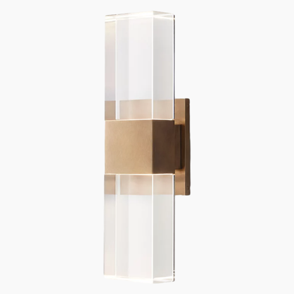 Solid Crystal Linear Sconce