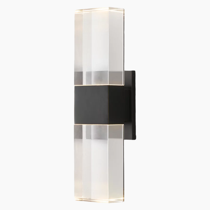 Solid Crystal Linear Sconce