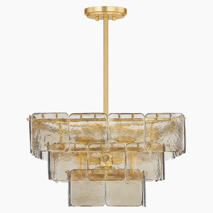 9 Light Modern Glass chandelier