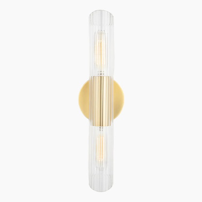 Textured Glass Wall Sconce 18''/25''