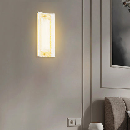 LED Arc Glass Wall Sconce