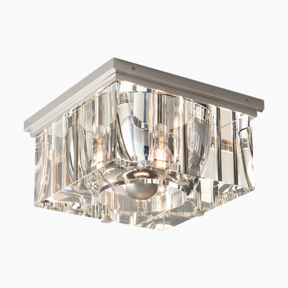 Square Crystal Flushmount