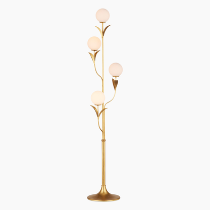 Gold 4-Light Floor Lamp