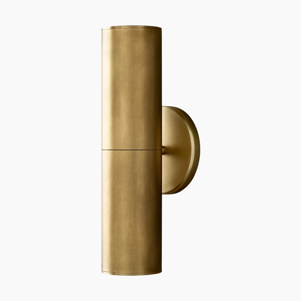 Brass Tubing Linear Sconce