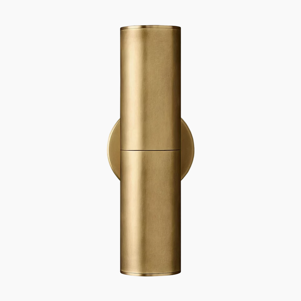 Brass Tubing Linear Sconce