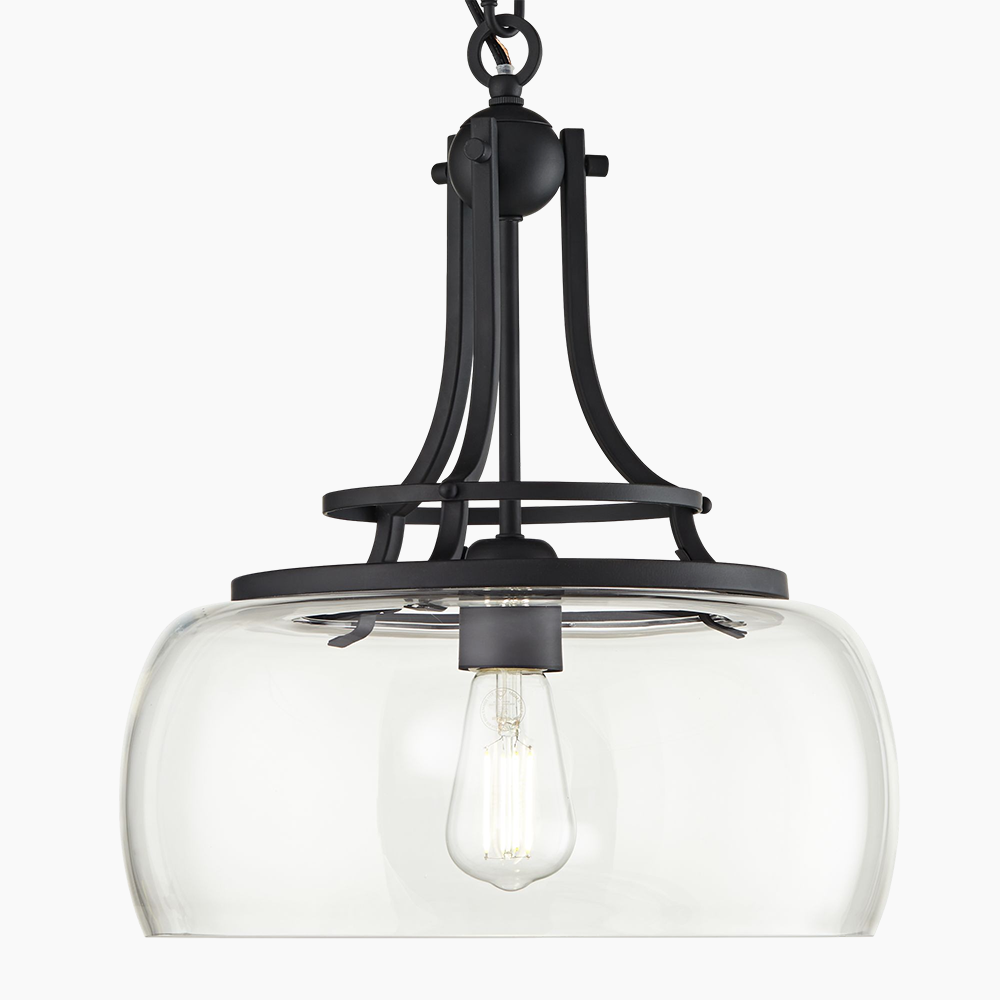 Clear Glass Pendant Light