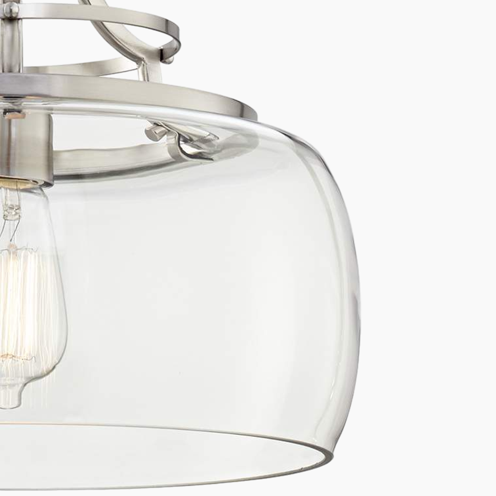 Clear Glass Pendant Light