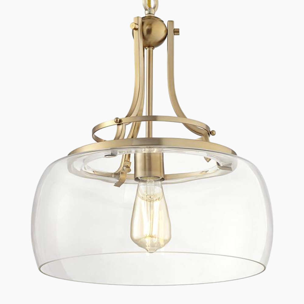 Clear Glass Pendant Light