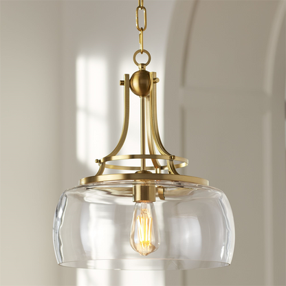 Clear Glass Pendant Light