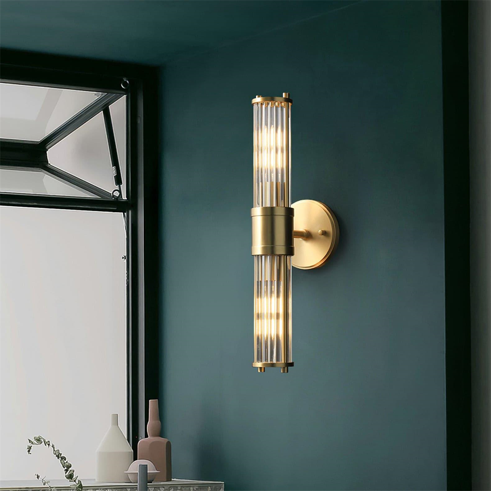 Antique Brass Finish Wall Sconce