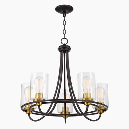 Oil-Rubbed Bronze Ring Chandelier