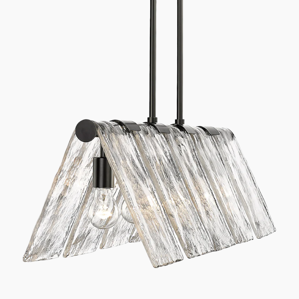 5-light Linear Glass Pendant