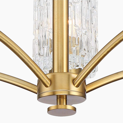 Warm Brass Chandelier