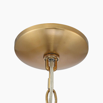 Warm Brass Chandelier