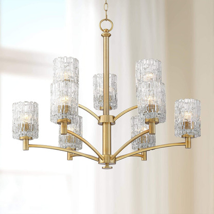 Warm Brass Chandelier