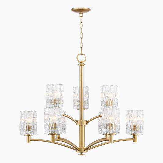 Warm Brass Chandelier